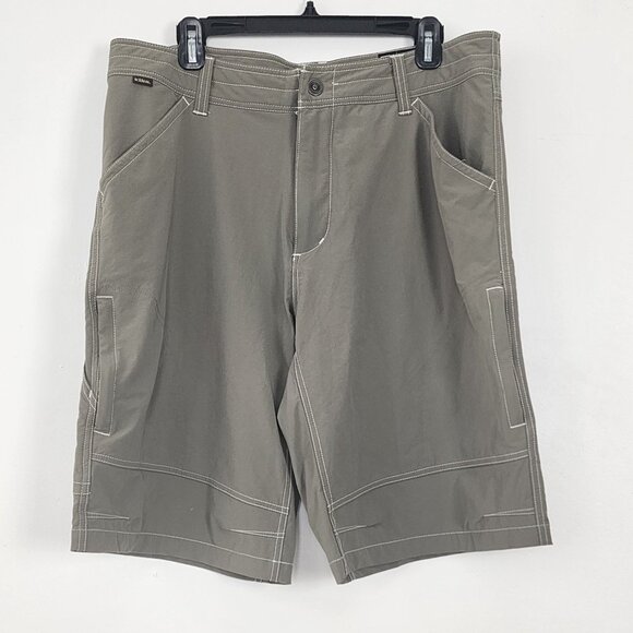 Kuhl Renegade Cargo Shorts Men's 36 Outdoor Hiking Stretch Utility Nylon Spandex - Picture 1 of 15